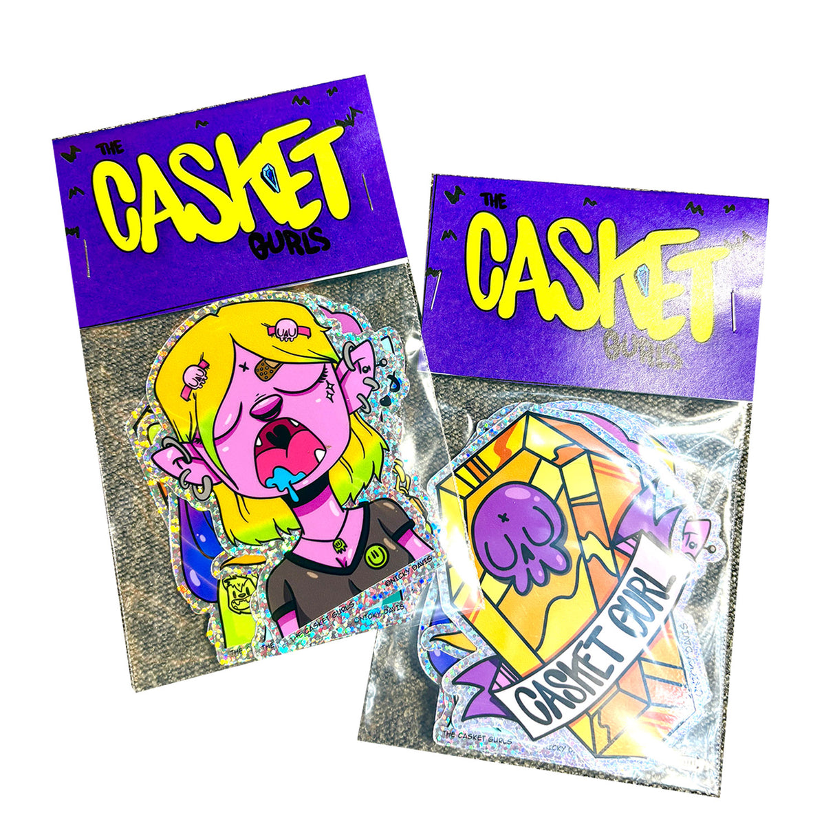 The Casket Gurl Sticker Packs