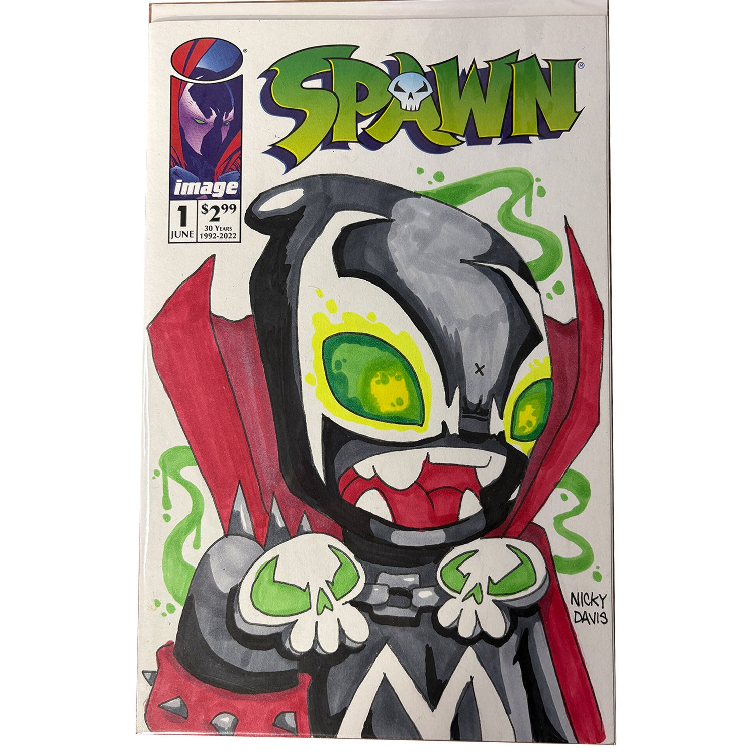 Comic Book Hand Drawn – Nicky Davis