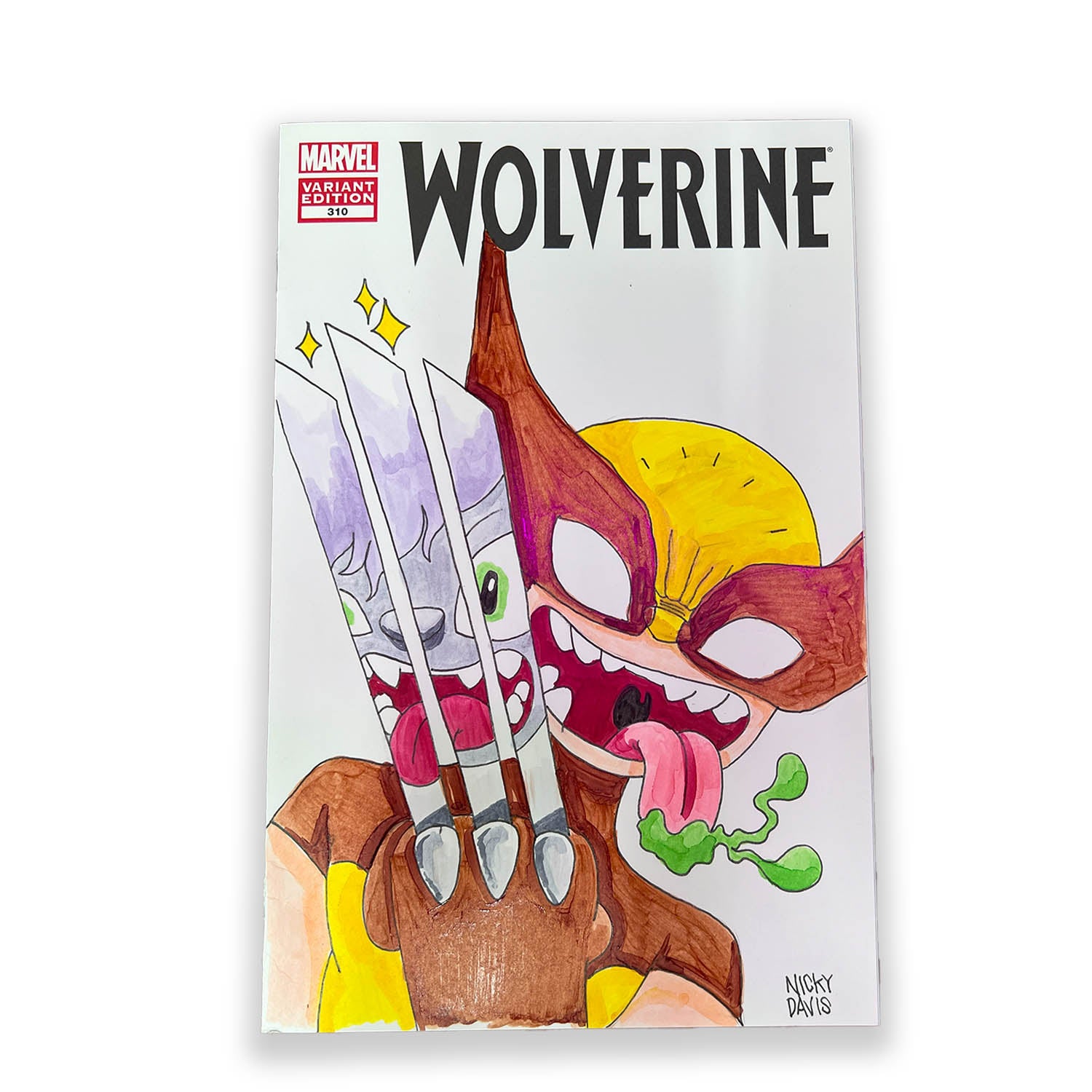 Comic Book Hand Drawn – Nicky Davis