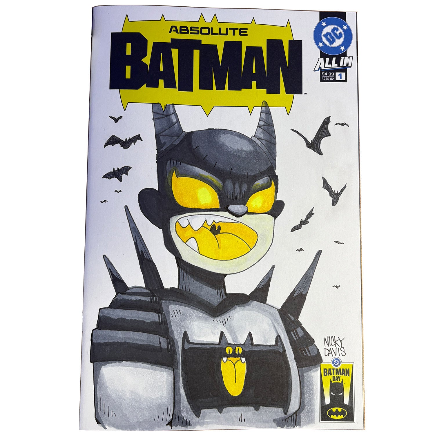 Comic Book Hand Drawn – Nicky Davis