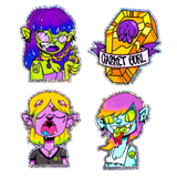 The Casket Gurl Sticker Packs (ALL 4 STICKERS)