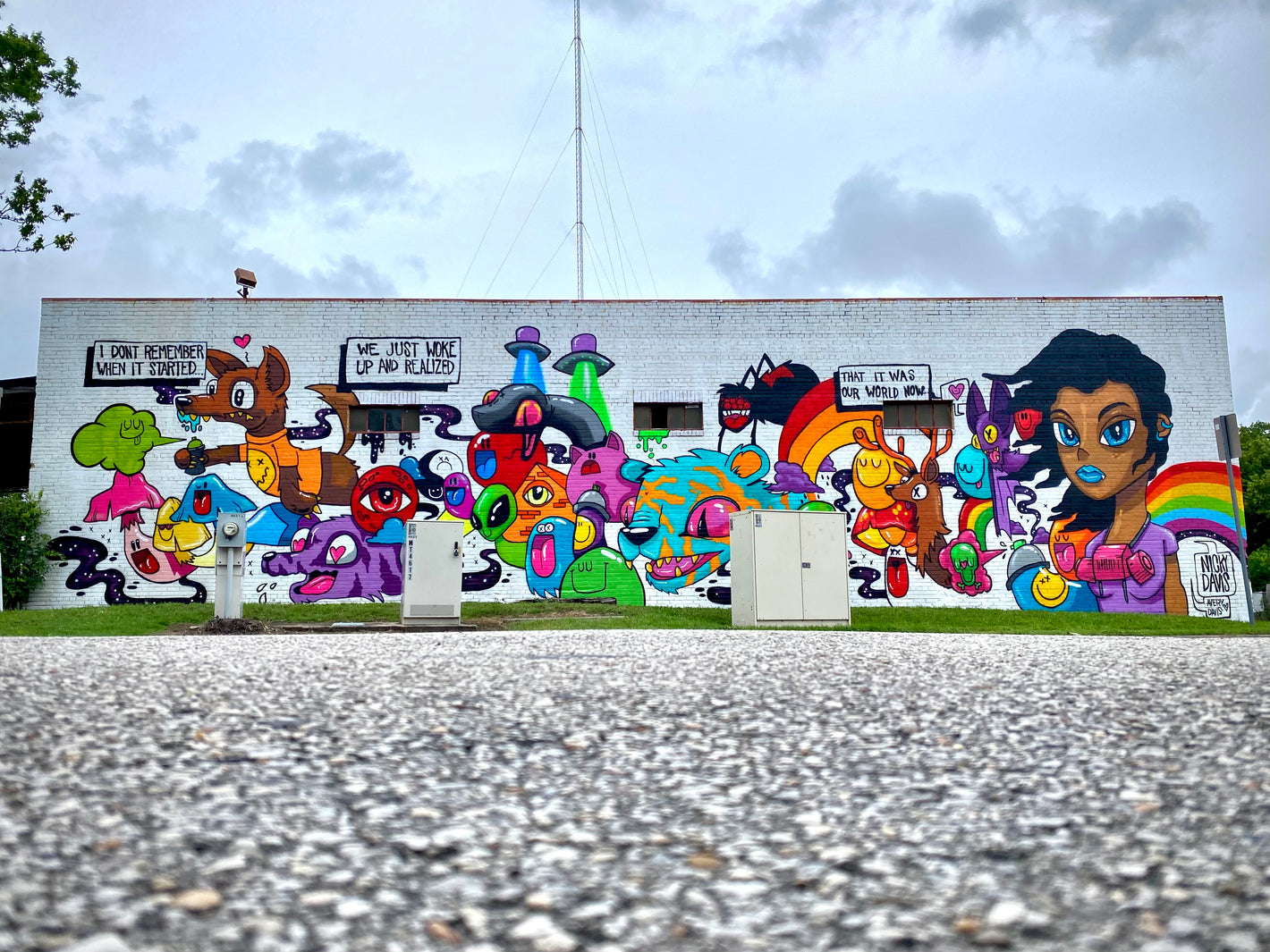 Mural Art – Nicky Davis - Ghost Gang