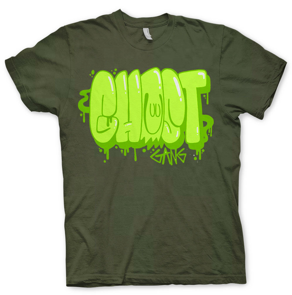 Ghost Gang Tag Green Shirt (Small + Medium Only)